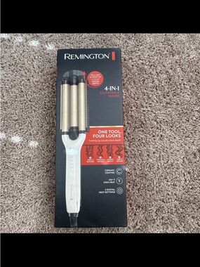 Remington 4 In 1 Adjustable Hair Waver  Deep Waver Brand New Never used